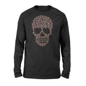 Cute Pug Skull Halloween Long Sleeve T-Shirt