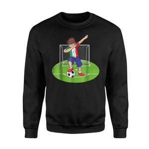 Dabbing Soccer Boy  Italy Italian Football Boys  Sweatshirt