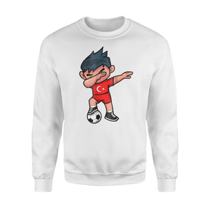 Dabbing Soccer Boy Turkey Turkish Football Sweatshirt
