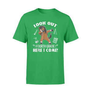 Cute Horse Dabbing Look Out Fourth Grade Here I Come T-Shirt