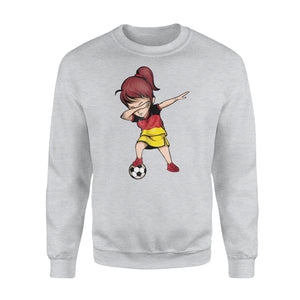 Dabbing Soccer Girl Germany Jersey - German Football Sweatshirt