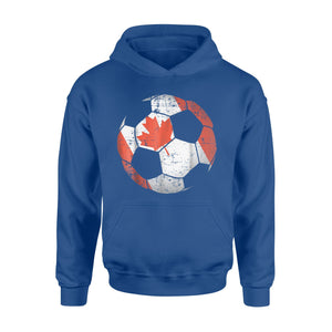 Canada Soccer Ball Flag Jersey Canadian Football Hoodie