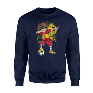 Dabbing Boy Spain Soccer Jersey Spanish Football Sweatshirt