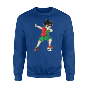 Dabbing Soccer Boy Portugal Football Portuguese Gift Sweatshirt