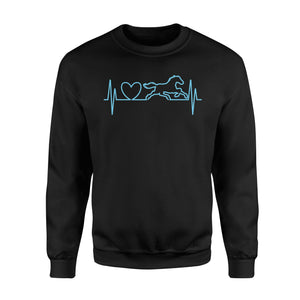 Girls Horseback Riding Gift Cute Heels Down Horse Sweatshirt