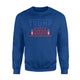 Donald Trump 2020 American Flag Sweatshirt