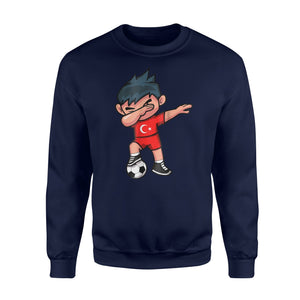 Dabbing Soccer Boy Turkey Turkish Football Sweatshirt