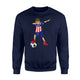 Dabbing Soccer Boy  American USA Football Boys Sweatshirt