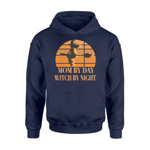 Mom By Day Witch By Night Mom Halloween Hoodie