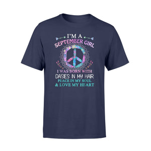 I'm A September Girl Black Queens Are Born September T-Shirt
