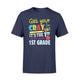 Get Your Crayon It's The First Day Of 1st Grade Funny T-Shirt
