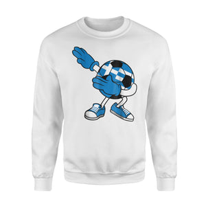 Dabbing Soccer Ball Greece Jersey - Greek Football Sweatshirt