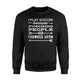 I Play Soccer Because Punching Is Frowned Upon  Fleece Sweatshirt