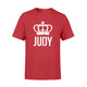 Judy Name  For Women - Queen Princess Crown Design T-Shirt
