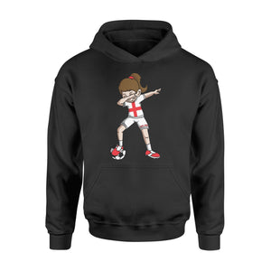 Dabbing Soccer For Girls England Football Hoodie