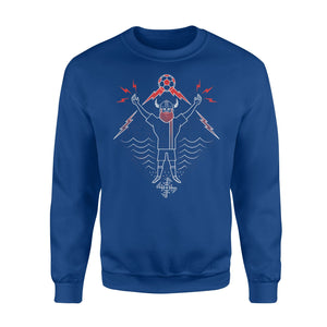 Iceland Epic Victory Viking War Chant Soccer Fotbolta  Fleece Sweatshirt