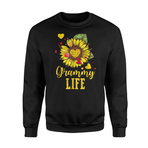 Grammy Life Sunflower Hippie Grandma Life Sweatshirt