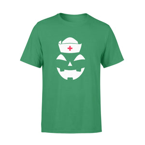 Halloween Pumpkin Nurse Funny T-shirt