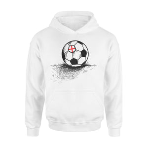 England Soccer Ball Flag Jersey English Football Hoodie