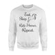 Eat Sleep Ride Horses Repeat Horseback Riding Lover Sweatshirt