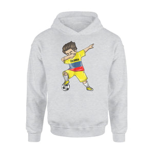 Dabbing Colombian Soccer Boy Colombia Football Hoodie