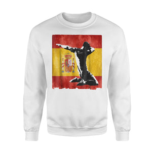 Dabbing Soccer Boy Spain Jersey Spanish Football Sweatshirt