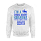 Equine Riding Grandma's Are Cooler Horseback Sweatshirt