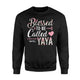 Blessed To Be Called Yaya Floral Grandma Sweatshirt