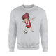 Dabbing Soccer Girl Canada Jersey - Canadian Football  Sweatshirt