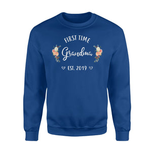 First Time Grandma Est 2019 New Grandma To Be Sweatshirt