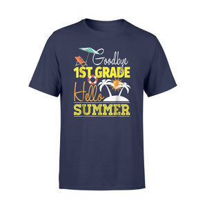 Goodbye First Grade Hello Summer Vacation Graduate T-Shirt