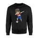 Dabbing Soccer Boy Croatia Jersey  - Croatian Football Sweatshirt