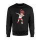 Dabbing Soccer Girl Japan Jersey - Japanese Football Sweatshirt