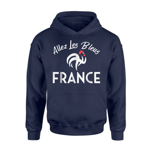 France Football Cheer Jersey Allez Les Bleus Hoodie