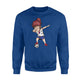 Dabbing Soccer Girl South Korea Jersey Korean Football Sweatshirt