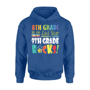 Color 8TH Grade Is So Last Year 9TH Grade Rock Funny Hoodie