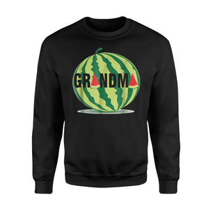 Grandma Watermelon Summer Tropical Fruit Sweatshirt