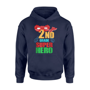 2nd Grade Superhero Second Grade Crew Gift Hoodie