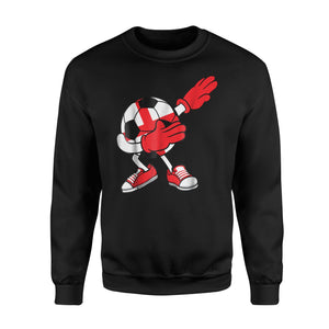 Dabbing Soccer Ball England Jersey - English Football  Sweatshirt