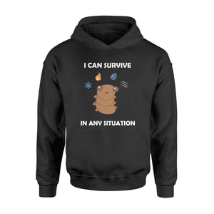 Funny Water Bear Tardigrade Survive Any Situation  Hoodie