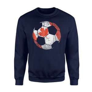 Canada Soccer Ball Flag Jersey Canadian Football Sweatshirt