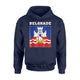 Belgrade Serbia Flag souvenir Gift Hoodie