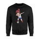 Dabbing Soccer Girl South Korea Jersey Korean Football Sweatshirt