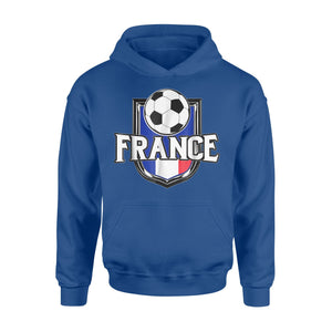 France Soccer Ball French Flag Football Hoodie
