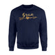 Gold Arrow Heart Gran Funny Gift For Grandma Sweatshirt