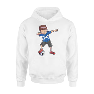 Dabbing Soccer Boys Scotland Scottish Football Hoodie