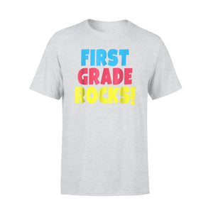 First Grade Rocks Funny Gift For A 1st Grader T-Shirt