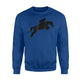 Cute English Riding Hunter Jumper Girl Riding Horse Sweatshirt