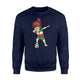 Dabbing Soccer Girl Iran Jersey - Iranian Football  Sweatshirt