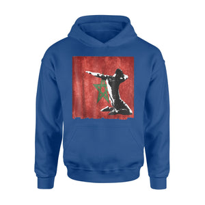 Dabbing Soccer Boy Morocco Jersey Moroccan Football Hoodie